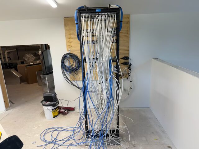 Before Picture of Cable Project